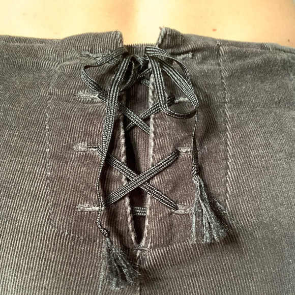 NWOT Vintage Tommy Hilfiger corduroy pants Black, Size 5 - Picture 10 of 16